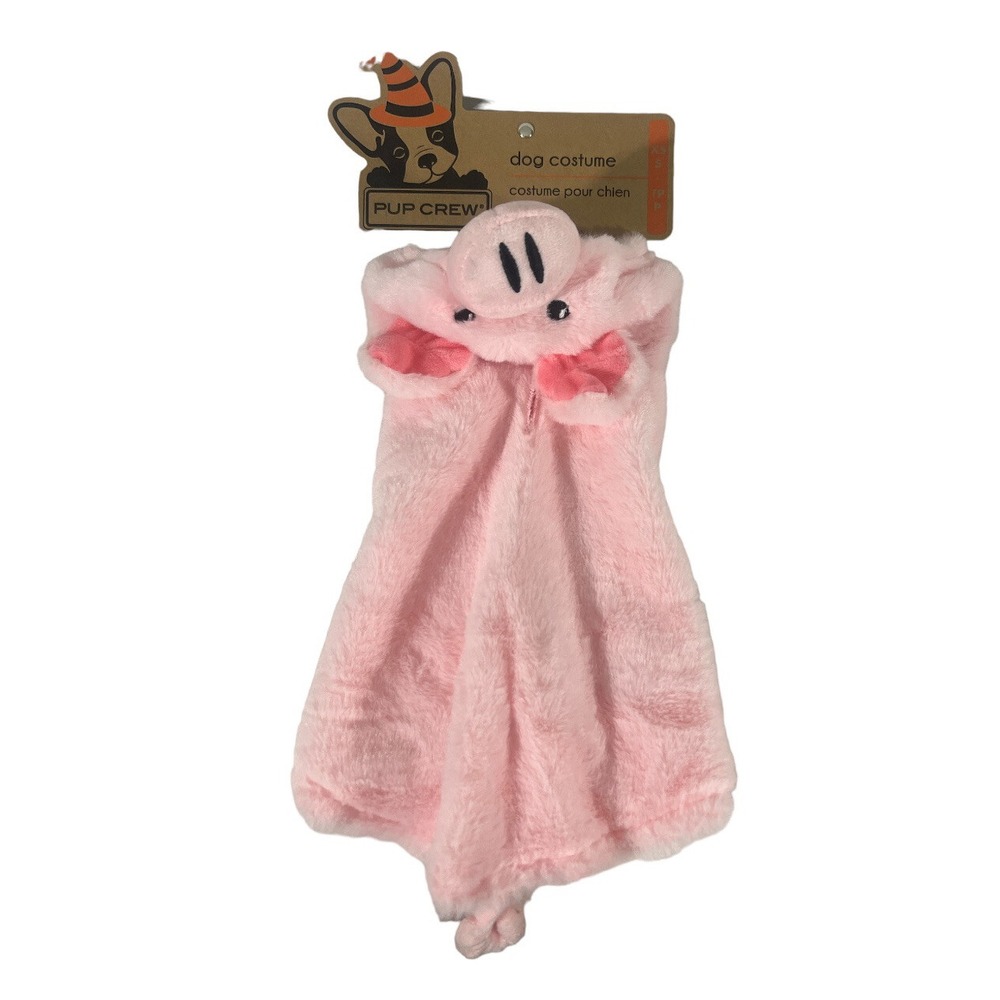 Pink Pig Dog Costume Size Small XS Cute Pink Pig Pet Warm Hoodie Clothes Play